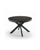 Table en céramique Savona marbre portoro/anthracite - 120 - 160 cm