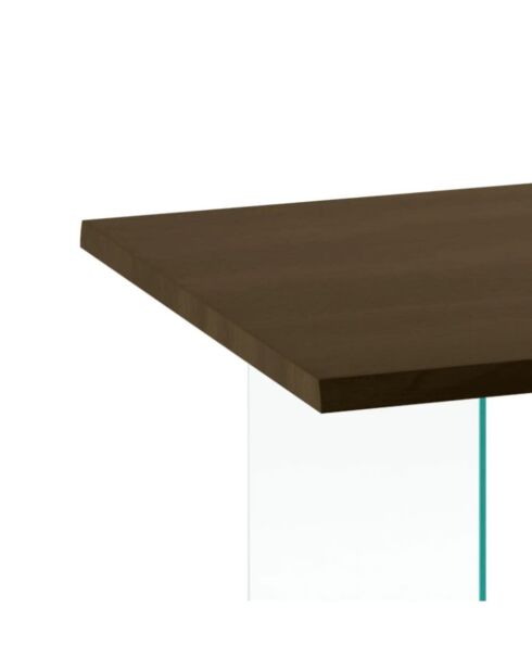 Table de salle à manger fixe Trieste 160 chêne traité thermiquement/transparent - 160 x 90 x 76 cm
