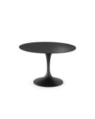 Table de salle à manger fixe en céramique Firenze 120 marbre noir - 100 x 100 x 76 cm