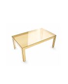 Table basse d'intérieur et d'extérieur ambre - 100 x 60 x 40 cm