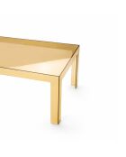 Table basse d'intérieur et d'extérieur ambre - 100 x 60 x 40 cm