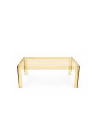 Table basse d'intérieur et d'extérieur ambre - 100 x 60 x 40 cm