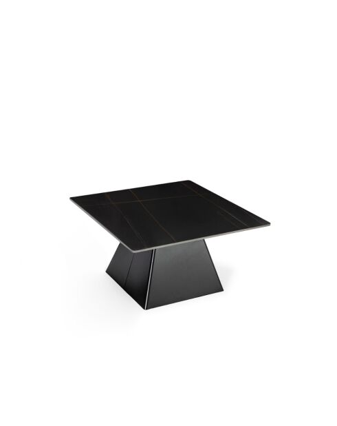 Table basse Scalea noir - 80 x 80 x 43 cm