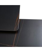 Table basse Scalea noir - 80 x 80 x 43 cm