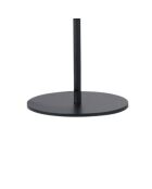 Lampadaire en métal Vasto avec cinq diffuseurs en verre noir - 32,5 x 32,5 x 160 cm