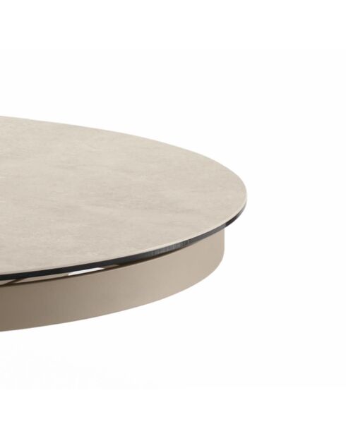 Table en céramique Savona sable - 120 - 160 cm