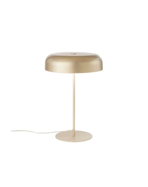 Lampe de table en métal Manduria doré - 20 x 20 x 45 cm