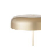 Lampe de table en métal Manduria doré - 20 x 20 x 45 cm