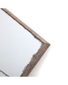 Miroir mural Nettuno argent/noir - 60 x 4 x 90 cm