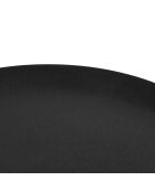 Table basse Ponza 46 à plateau rond noir - 46 x 46 x 50 cm