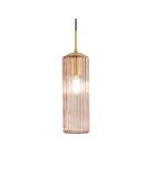 Suspension en verre Vieste ambre - 10 x 202 cm