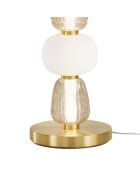 Lampadaire en métal Bolzano avec 4 diffuseurs noir - 25 x 25 x 108,8 cm
