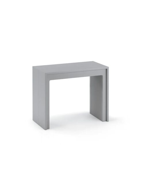 Console extensible Portofino gain de place gris - 42,5/302,5 cm