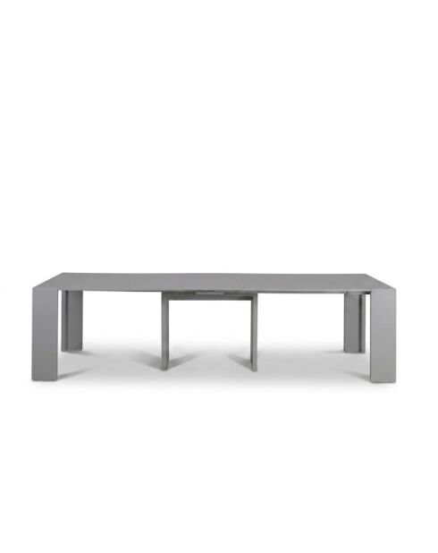 Console extensible Portofino gain de place gris - 42,5/302,5 cm