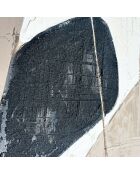 Tellaro Uno beige, sable/noir - 70 x 3,5 x 140 cm