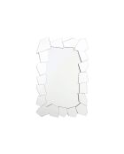 Miroir mural en verre Iseo argent - 80 x 9 x 120 cm