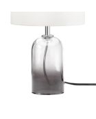Lampe en verre Bosa gris - 30 cm