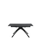 Table extensible en pierre frittée Acciaroli gris foncé - 150/200 cm