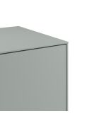 Buffet à 2 portes Palinuro en stratifié avec structure métallique vert - 80 x 40 x 90 cm