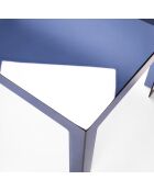 Table basse d'intérieur et d'extérieur bleu - 100 x 60 x 40 cm