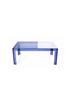 Table basse d'intérieur et d'extérieur bleu - 100 x 60 x 40 cm