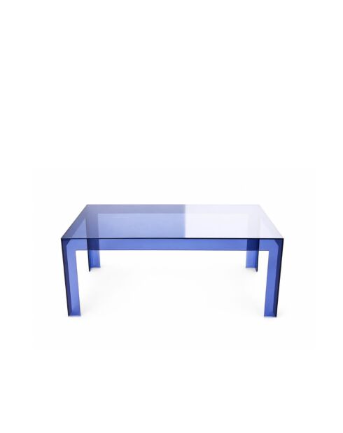 Table basse d'intérieur et d'extérieur bleu - 100 x 60 x 40 cm