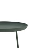 Table basse Ponza 39 à plateau rond vert - 39 x 39 x 44 cm