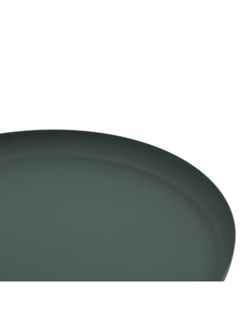 Table basse Ponza 39 à plateau rond vert - 39 x 39 x 44 cm