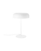 Lampe de table en métal Manduria blanc - 20 x 20 x 45 cm