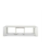 Console extensible Portofino gain de place blanc - 42,5/302,5 cm