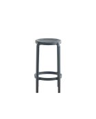 Lot de 2 tabourets Portovenere 65 pour usage intérieur et extérieur anthracite - 36 x 36 x 65 cm