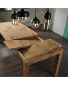 Table de salle à manger extensible Salerno chêne/chêne - 160/240 cm