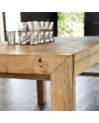 Table de salle à manger extensible Salerno chêne/chêne - 160/240 cm