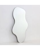 Miroir mural pleine longueur en verre Laveno argenté - 60 x 1,5 x 110 cm