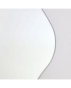 Miroir mural pleine longueur en verre Laveno argenté - 60 x 1,5 x 110 cm