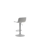 Lot de 2 tabourets pivotants en métal Caorle réglables en hauteur gris - 44 x 42 x 80 - 100 cm