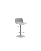 Lot de 2 tabourets pivotants en métal Caorle réglables en hauteur gris - 44 x 42 x 80 - 100 cm