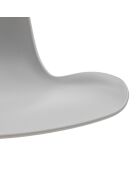 Lot de 2 tabourets pivotants en métal Caorle réglables en hauteur gris - 44 x 42 x 80 - 100 cm