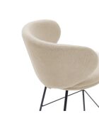 Lot de 2 tabourets en tissu Staletti beige - 56 x 53 x 99 cm