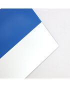 Miroir mural en verre Noli argent/multicolore - 100 x 1,5 x 100 cm