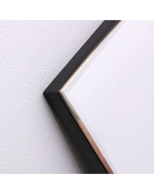 Miroir mural en verre Atri argenté - 112 x 1,6 x 100 cm