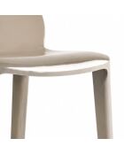 Lot de 2 tabourets d'extérieur Mattinata cappuccino - 45,3 x 49,8 x 90,1 cm