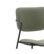 Ensemble de 2 chaises Velia vert - 49 x 55 x 79 cm