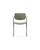 Ensemble de 2 chaises Velia vert - 49 x 55 x 79 cm