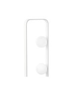 Lampadaire Roseto en aluminium à trois lumières blanc - 28 x 22 x 140 cm