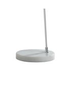 Lampadaire Tremosine en métal courbé avec base en marbre blanc - 40 x 152 x 200 cm