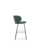 Lot de 2 tabourets en tissu Staletti vert - 56 x 53 x 99 cm