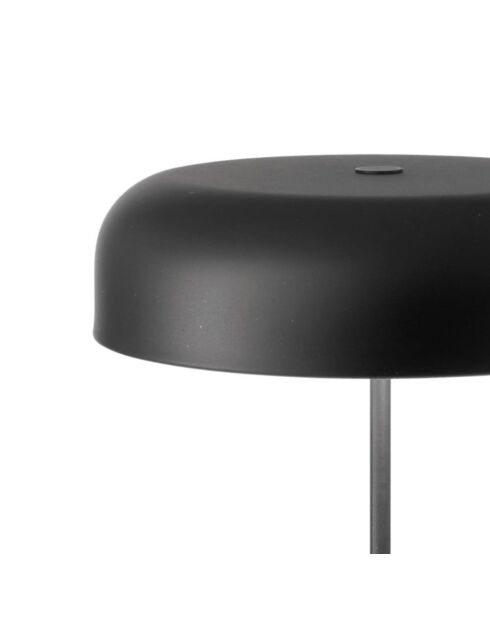 Lampe de table en métal Manduria noir - 20 x 20 x 45 cm