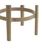 Lot de 2 tabourets Portovenere 65 pour usage intérieur et extérieur tourterelle - 36 x 36 x 65 cm