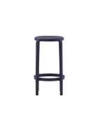Lot de 2 tabourets Portovenere 75 pour usage intérieur et extérieur anthracite - 36 x 36 x 75 cm